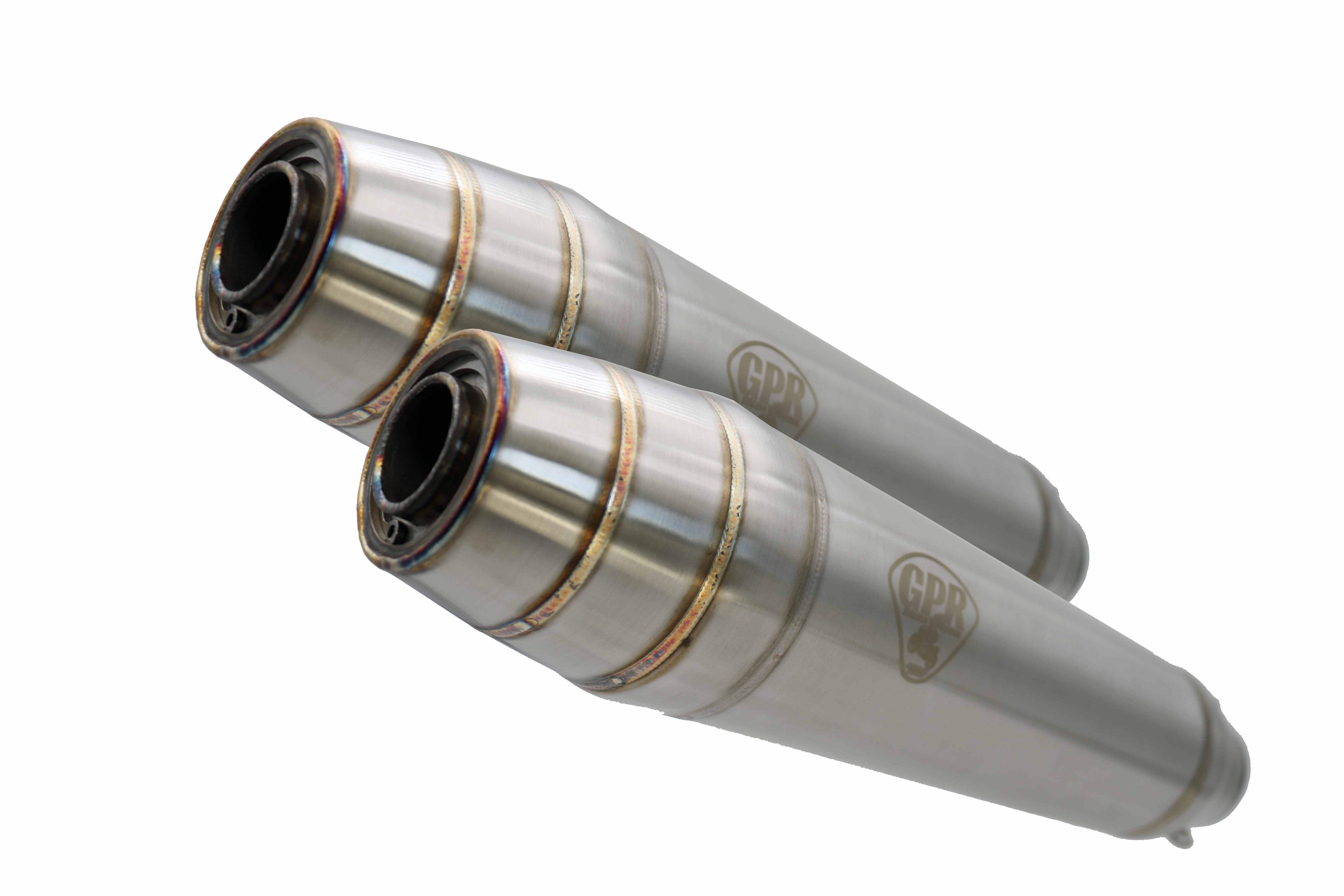 GPR-Exhaust---Deeptone-Inox-Cafè-Racer-Silencers-without-link-pipe-for-CB-500-FOUR-K0-K1-K2-K3-from-1970-to-1990-Dual-Universal-Homologated-Silencer-Kit-Without-Link-Pipes