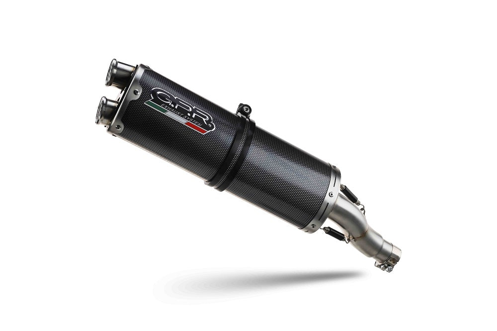 GPR-Exhaust---Dual-Poppy-Slip-on-for-TRK-702-X-from-2023-to-2024-dB-Killer-Link-Pipe