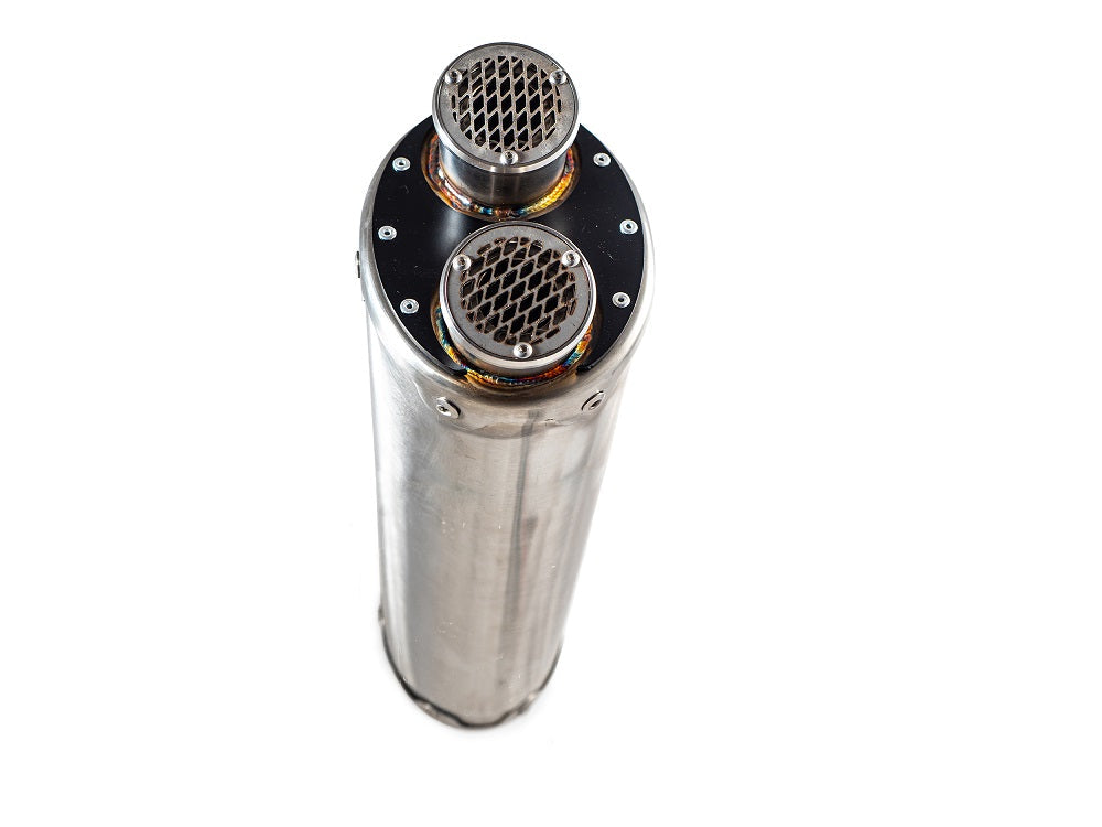 GPR-Exhaust---Dual-Inox-Slip-on-for-CRF-300-L-Rally-from-2021-to-2024-dB-Killer-Link-Pipe-Catalyst