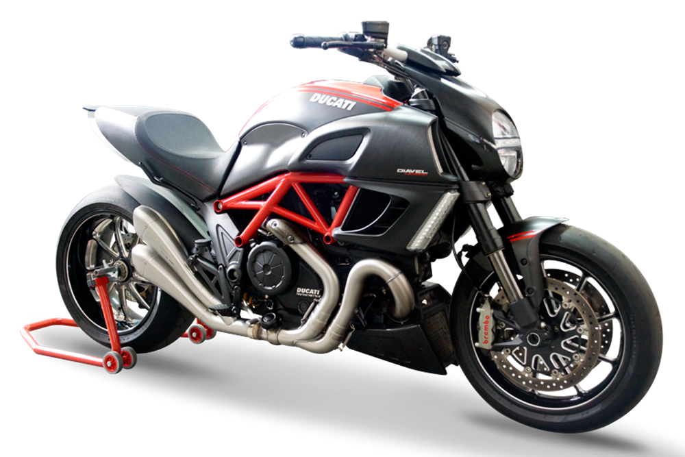 HPCorse - Hydroform muffler for Ducati Diavel, 2011 - 2016