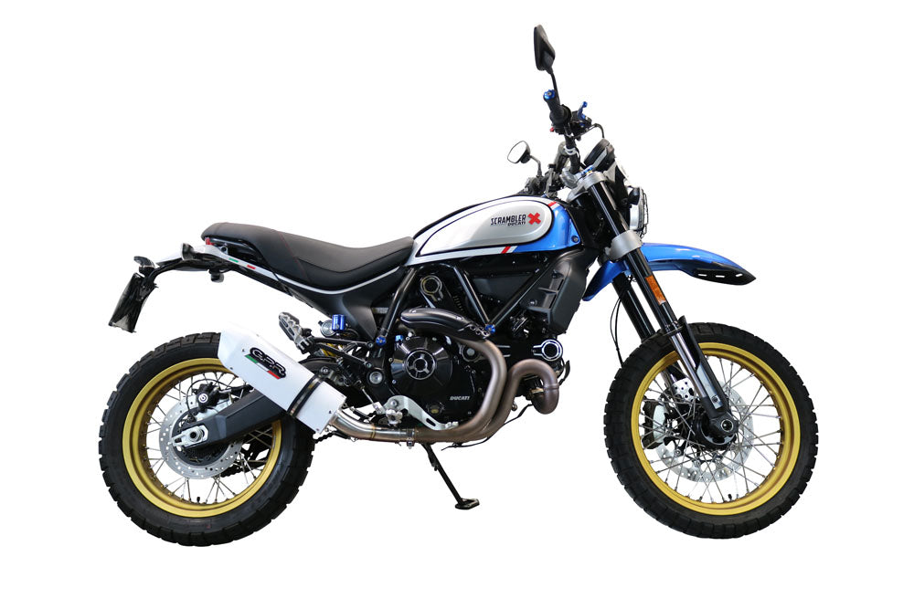 GPR-Exhaust---Albus-Evo4-Slip-on-for-Scrambler-800-Desert-SLED-DS-Fasthouse-from-2021-to-2024-dB-Killer-Link-Pipe-Catalyst