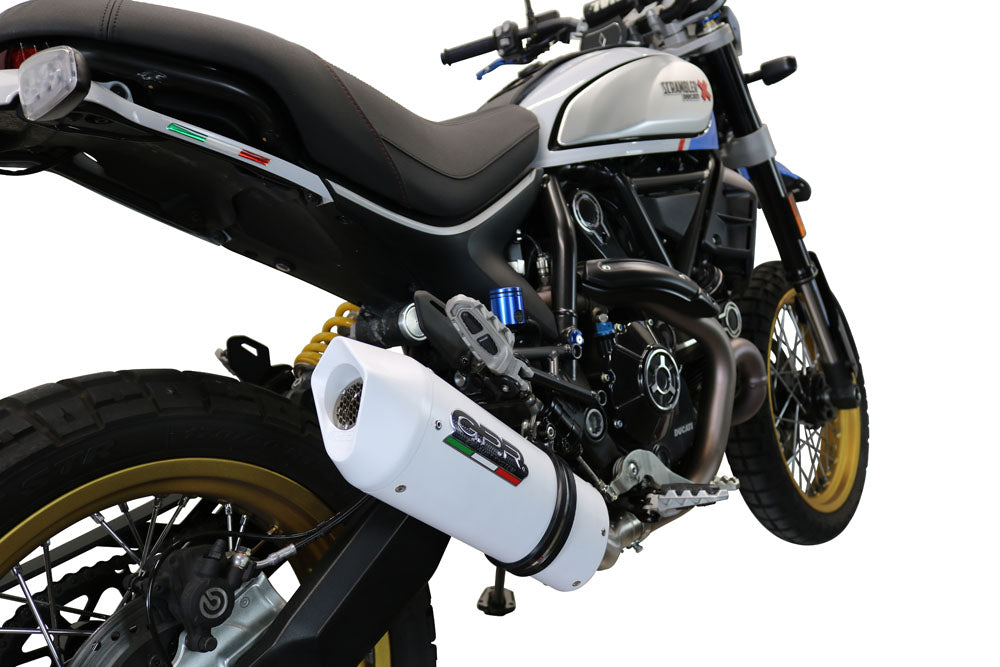 GPR-Exhaust---Albus-Evo4-Slip-on-for-Scrambler-800-Desert-SLED-DS-Fasthouse-from-2021-to-2024-dB-Killer-Link-Pipe-Catalyst