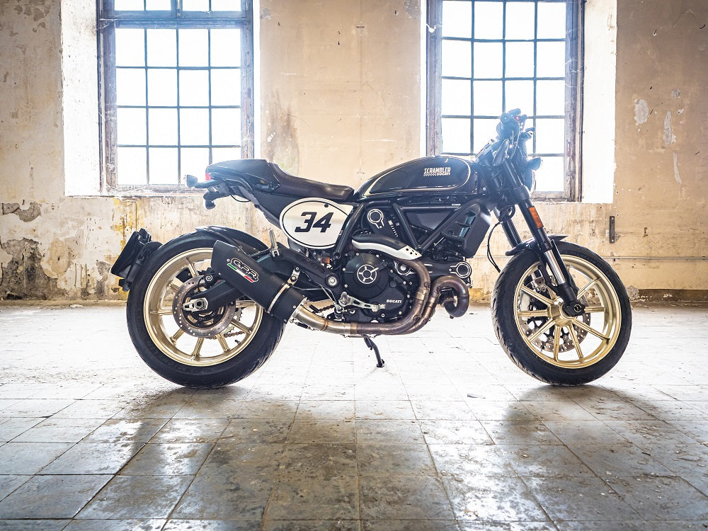 GPR-Exhaust---Furore-Evo4-Poppy-Slip-on-for-Scrambler-800-from-2017-to-2020-dB-Killer-Link-Pipe-Catalyst