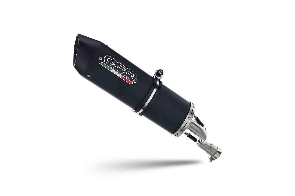 GPR-Exhaust---FURORE-EVO4-NERO-Slip-on-for-Mt-25-250-from-2021-to-2025-dB-Killer-Link-Pipe