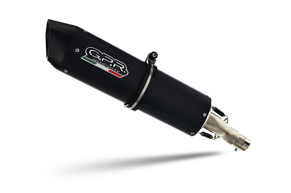 GPR-Exhaust---Furore-Nero-Slip-on-for-KLX-650-R-from-1996-to-2002-dB-Killer-Link-Pipe