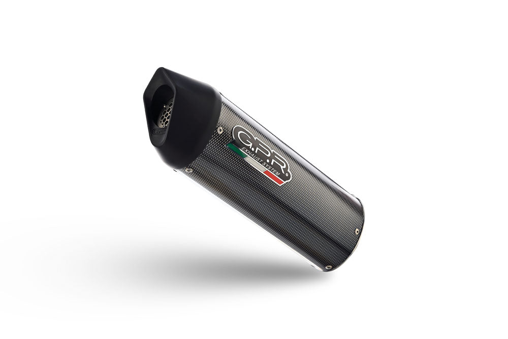 GPR-Exhaust---Furore-Evo4-Poppy-Slip-on-for-XSM-125-Supermoto-from-2018-to-2020-dB-Killer-Link-Pipe-Catalyst