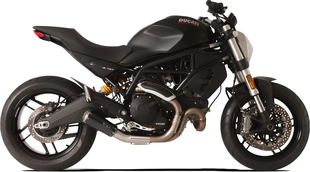 HPCorse - GP07  Muffler for Ducati Monster 797.  For race use only