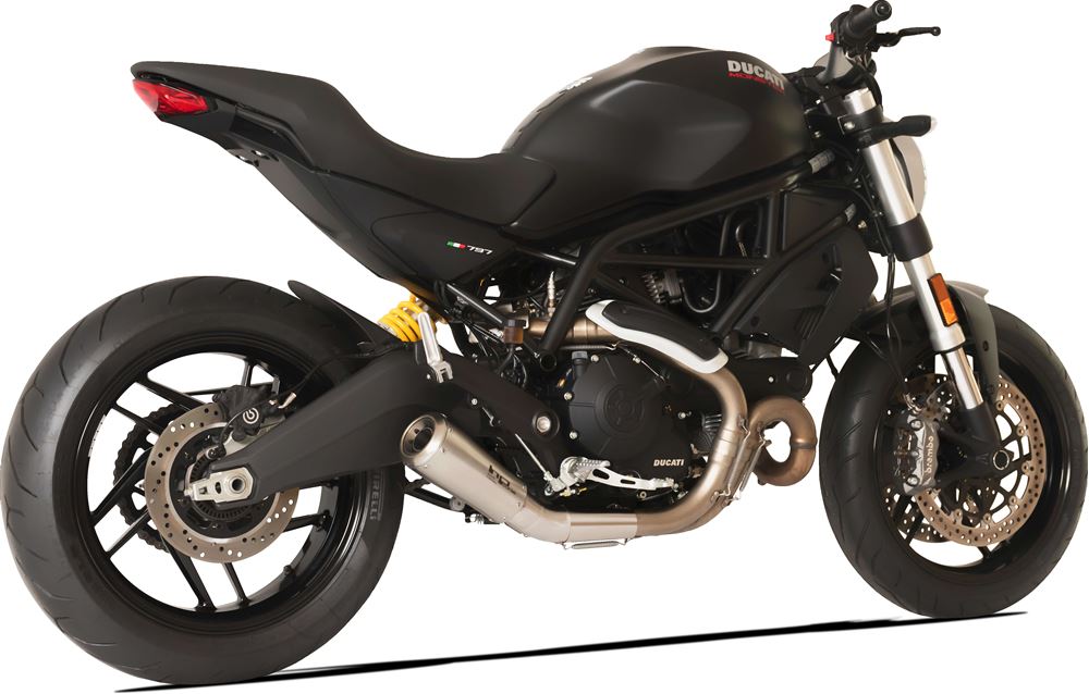 HPCorse - GP07  Muffler for Ducati Monster 797.  For race use only
