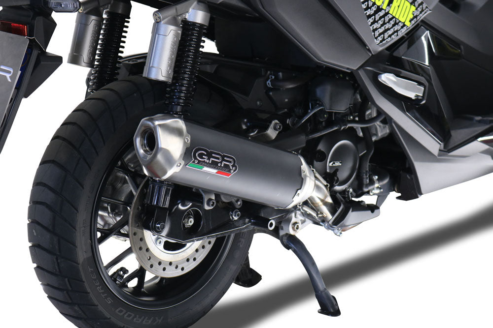 GPR-Exhaust---Pentascooter-Slip-on-for-ADV-350-from-2022-to-2024-dB-Killer-Link-Pipe-Catalyst