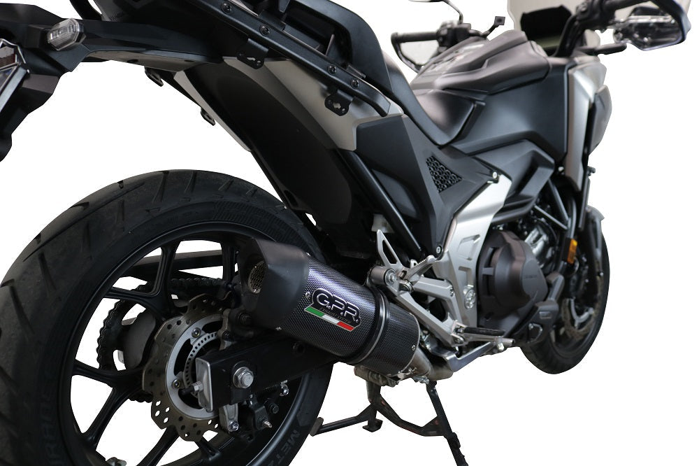 GPR-Exhaust---Furore-Evo4-Poppy-Slip-on-for-NC-750-X-S-DCT-from-2021-to-2023-dB-Killer-Link-Pipe