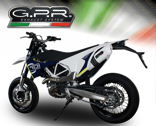 GPR-Exhaust---Albus-Ceramic-Slip-on-for-Supermoto-701-from-2015-to-2016-dB-Killer-Link-Pipe-Catalyst