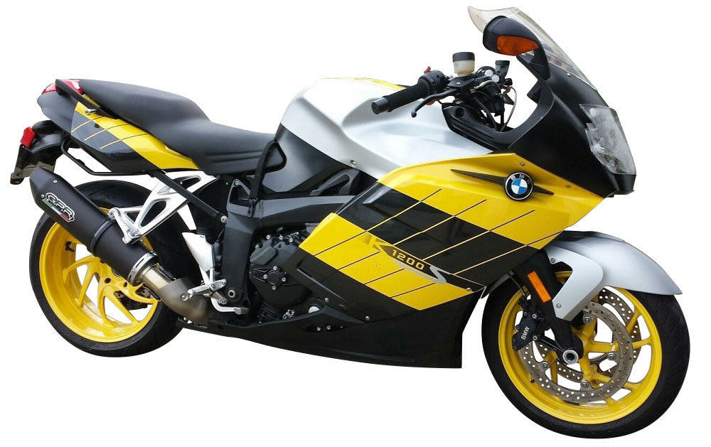 GPR-Exhaust---Furore-Nero-Slip-on-for-K-1200-S-R-from-2004-to-2008-dB-Killer-Link-Pipe-Catalyst