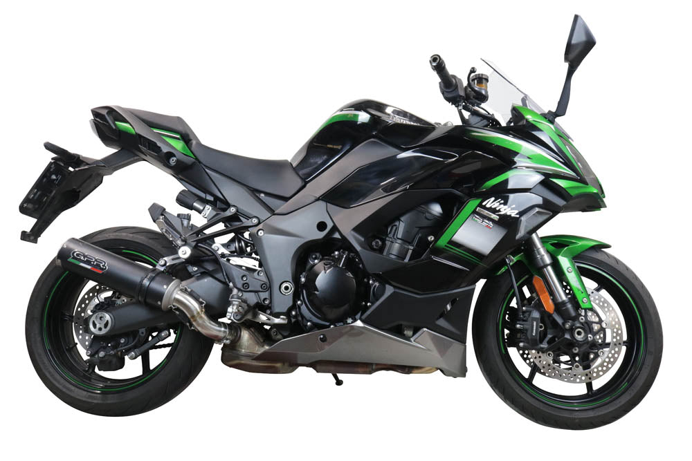 GPR-Exhaust---M3-Black-Titanium-Slip-on-for-Ninja-1000-SX-from-2021-to-2024-dB-Killer-Link-Pipe