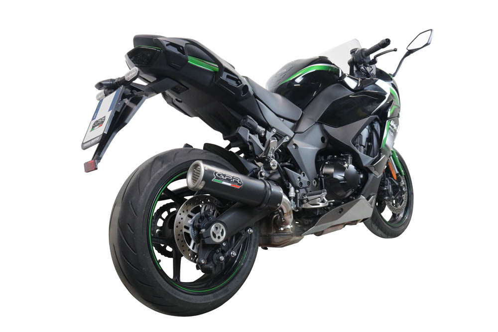 GPR-Exhaust---M3-Black-Titanium-Slip-on-for-Ninja-1000-SX-from-2020-to-2020-dB-Killer-Link-Pipe