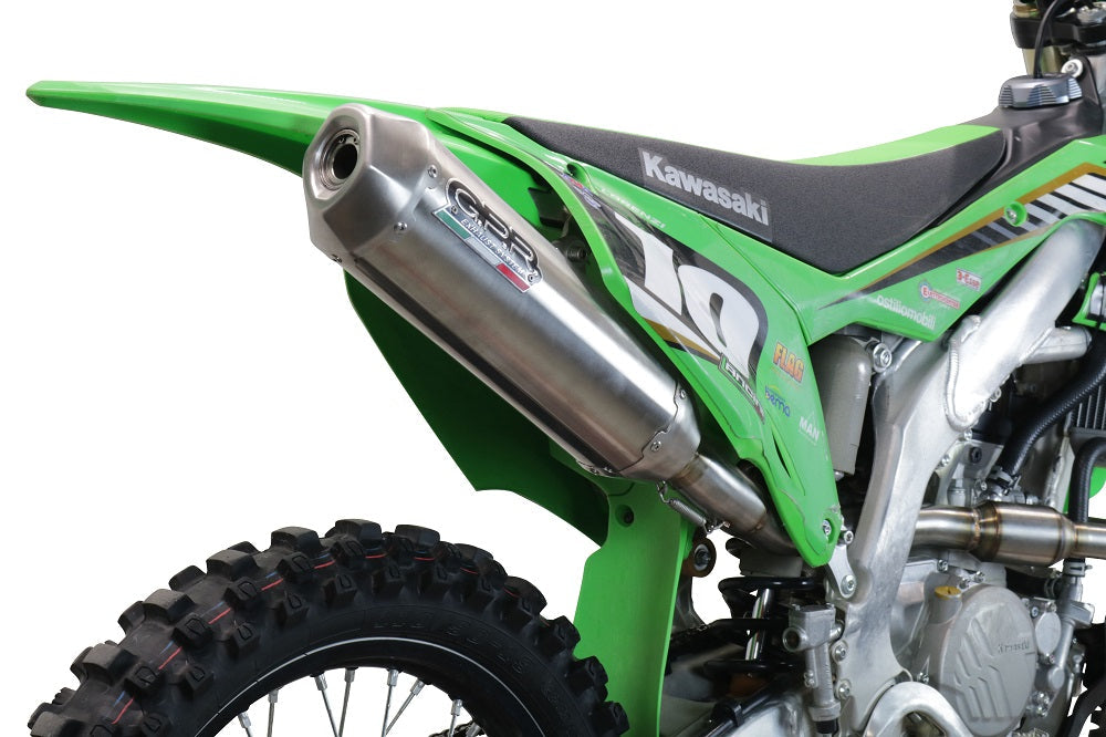 GPR-Exhaust---Pentacross-FULL-Titanium-Slip-on-for-KX-250-F-from-2021-to-2023-Link-Pipe