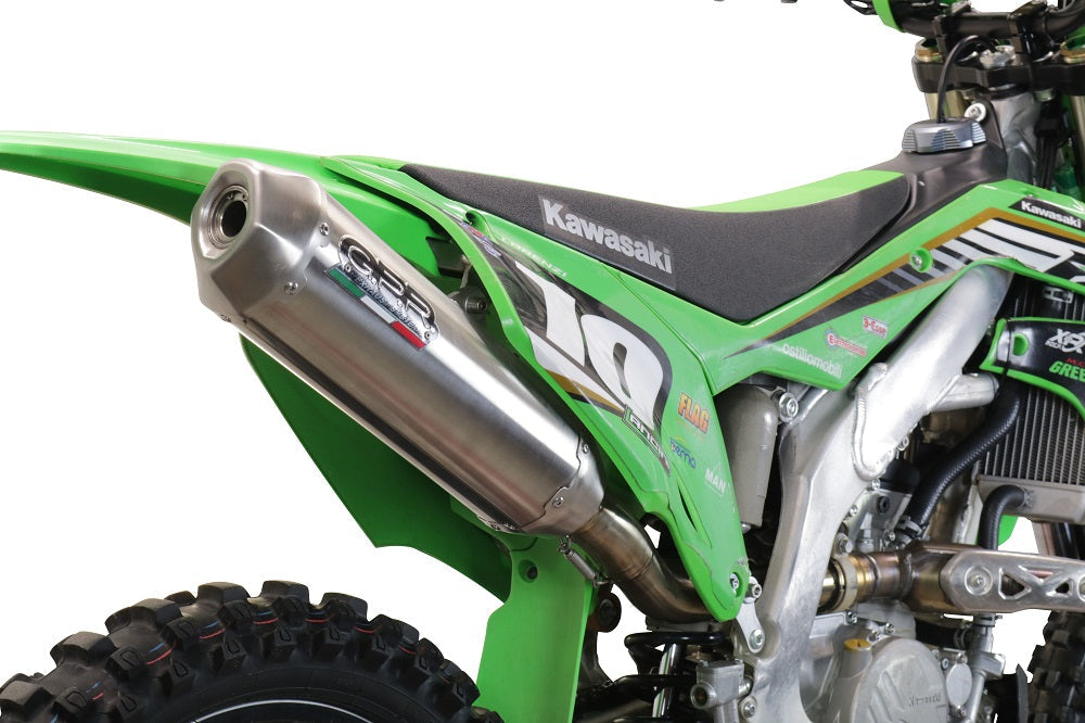 GPR-Exhaust---Pentacross-Inox-Full-Line-for-KX-250-F-from-2021-to-2023-dB-Killer-Spark-Arrestor