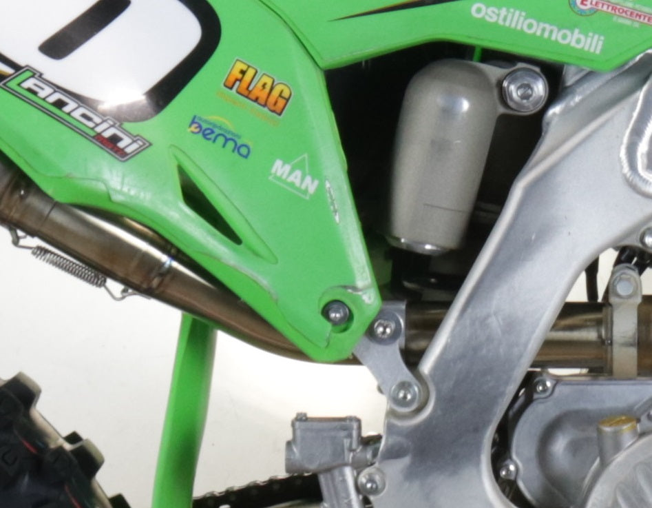 GPR-Exhaust---Pentacross-Inox-Full-Line-for-KX-250-F-from-2017-to-2020-dB-Killer-Spark-Arrestor