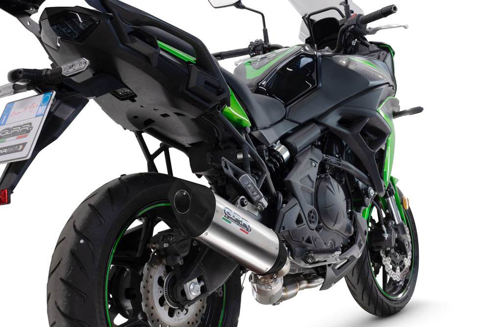 GPR-Exhaust---Furore-X-Titanio-Full-Line,-silencer-and-separate-header-for-Versys-650-from-2023-to-2025-dB-Killer-Catalyst