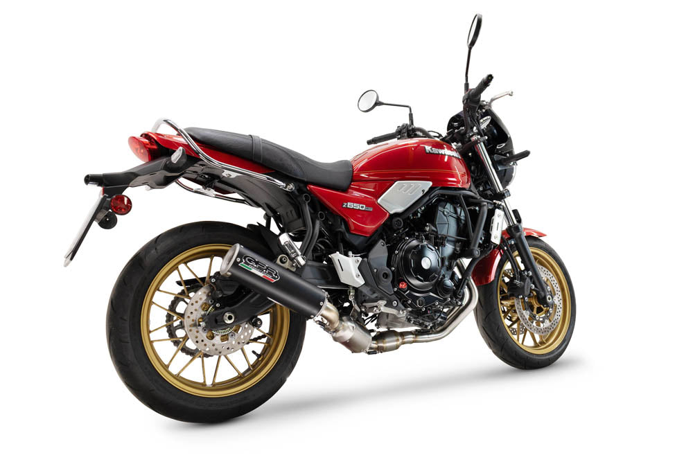 GPR-Exhaust---M3-Black-Titanium-Full-Line,-silencer-and-separate-header-for-Z-650-RS-from-2024-to-2025-dB-Killer-Catalyst