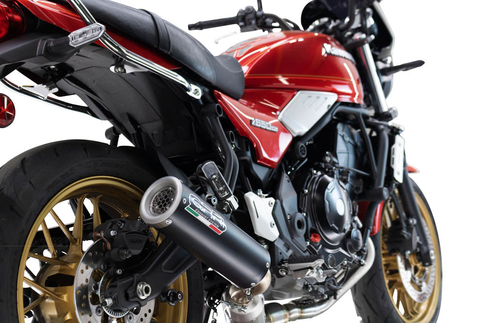 GPR-Exhaust---M3-Black-Titanium-Full-Line,-silencer-and-separate-header-for-Z-650-RS-from-2024-to-2025-dB-Killer-Catalyst