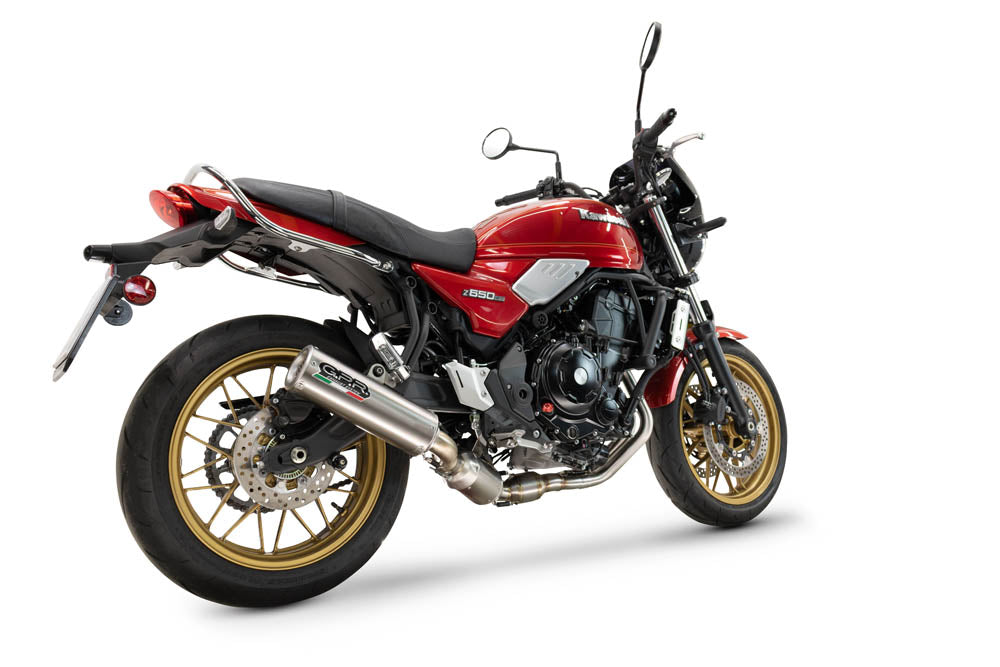 GPR-Exhaust---M3-Inox-Full-Line,-silencer-and-separate-header-for-Z-650-RS-from-2024-to-2025-dB-Killer-Catalyst