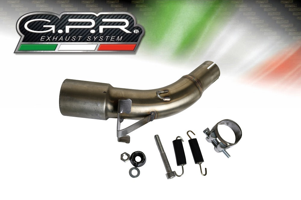 GPR-Exhaust---Furore-Evo4-Nero-Slip-on-for-Ninja-125-from-2021-to-2024-dB-Killer-Link-Pipe