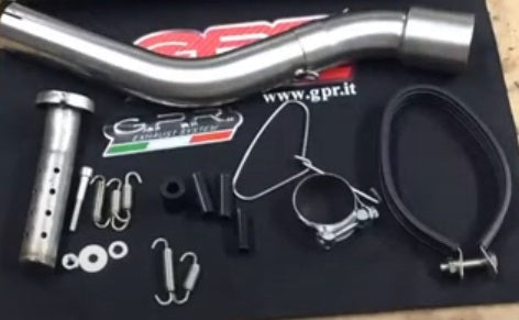 GPR-Exhaust---Furore-Nero-Slip-on-for-KLX-650-R-from-1996-to-2002-dB-Killer-Link-Pipe