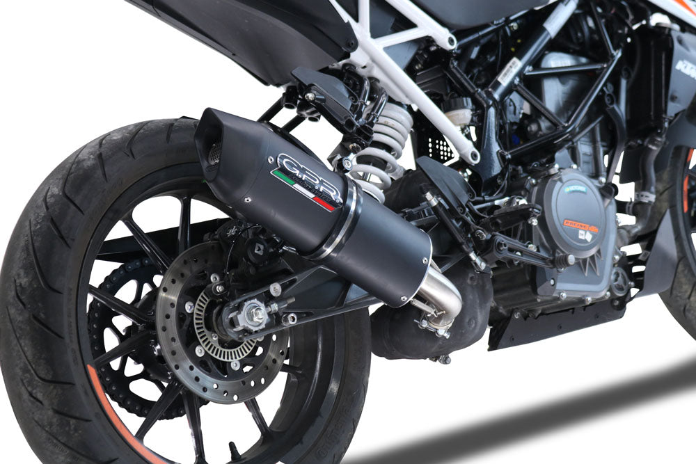 GPR-Exhaust---Furore-Evo4-Nero-Slip-on-for-DUKE-390-from-2021-to-2024-dB-Killer-Link-Pipe