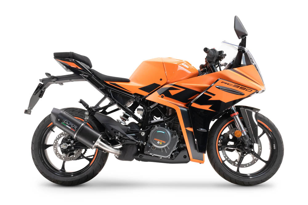 GPR-Exhaust---Furore-Evo4-Nero-Slip-on-for-RC-125-from-2021-to-2024-dB-Killer-Link-Pipe