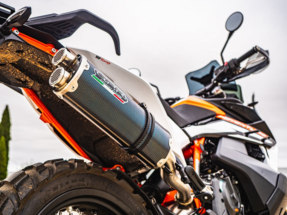 GPR-Exhaust---Dual-Poppy-Slip-on-for-Adventure-890-from-2021-to-2024-dB-Killer-Link-Pipe
