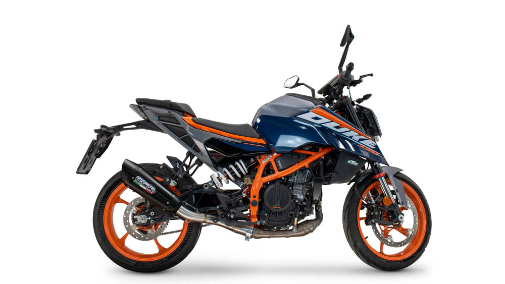 GPR-Exhaust---GP-Revo-Black-Titanium-Slip-on-for-DUKE-125-from-2024-to-2025-dB-Killer-Link-Pipe