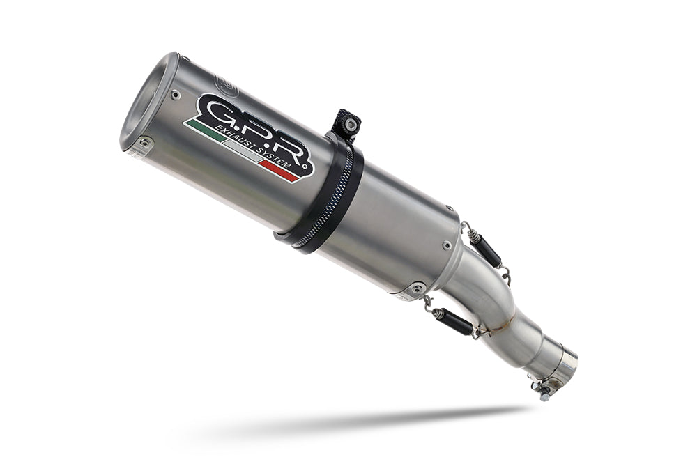 GPR-Exhaust---M3-Titanium-Natural-Slip-on-for-Scrambler-800-Urban-Motard-from-2021-to-2023-dB-Killer-Link-Pipe-Catalyst