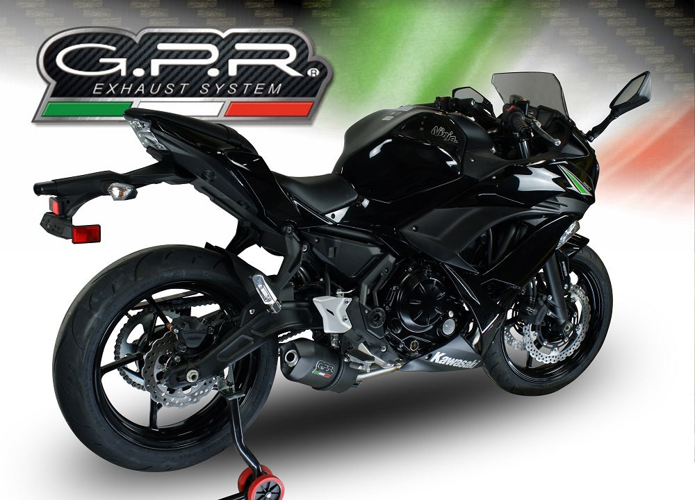 GPR-Exhaust---Furore-Nero-Full-Line-for-Ninja-650-from-2017-to-2020-dB-Killer-Catalyst