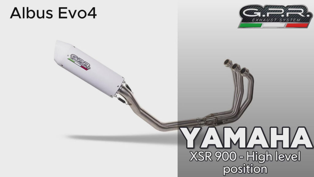 GPR-Exhaust---Albus-Evo4-Full-Line-for-XSR900-from-2022-to-2024-dB-Killer-Catalyst