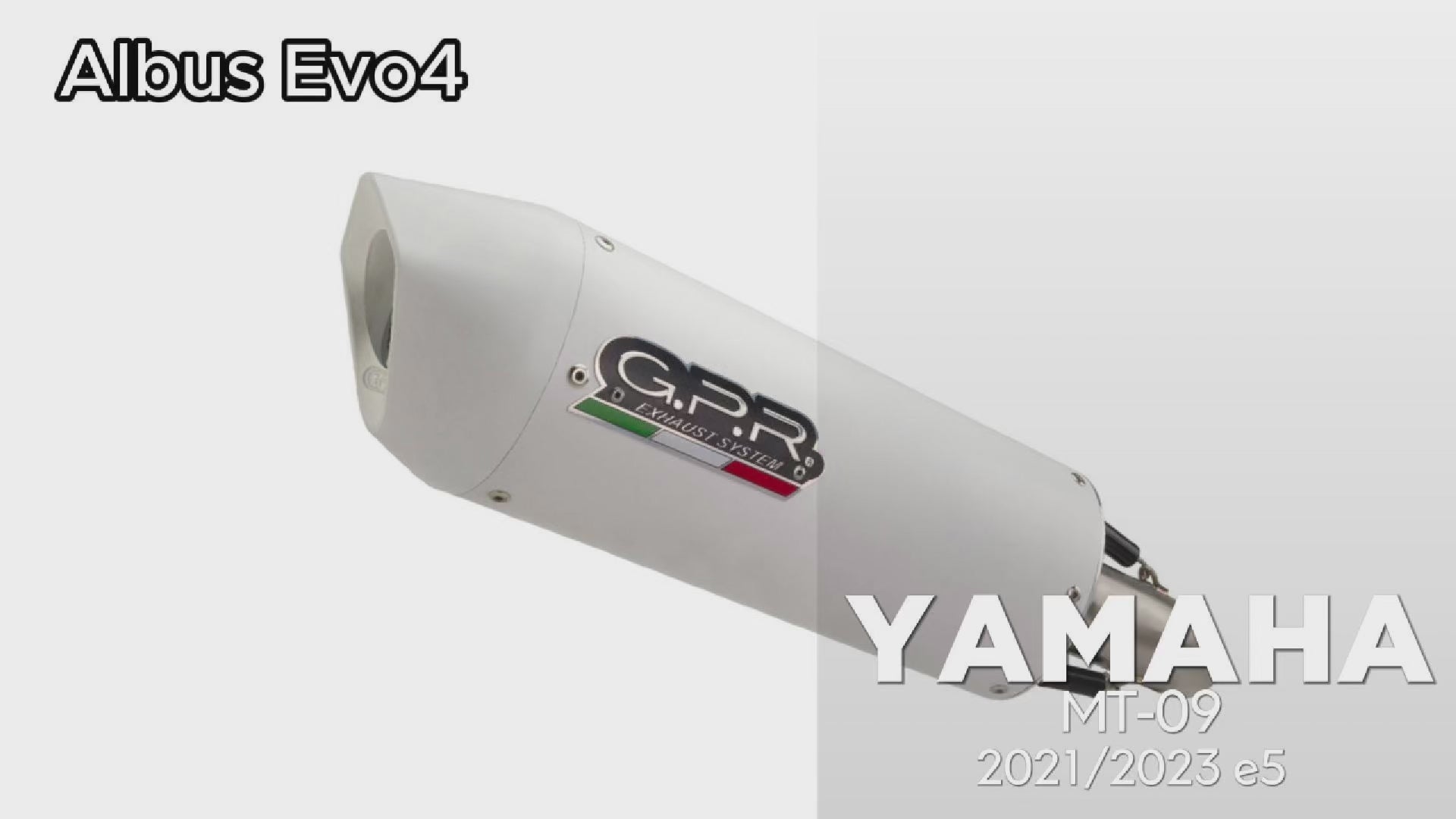 GPR-Exhaust---Albus-Evo4-Full-Line-for-Mt-09-from-2021-to-2023-dB-Killer-Catalyst