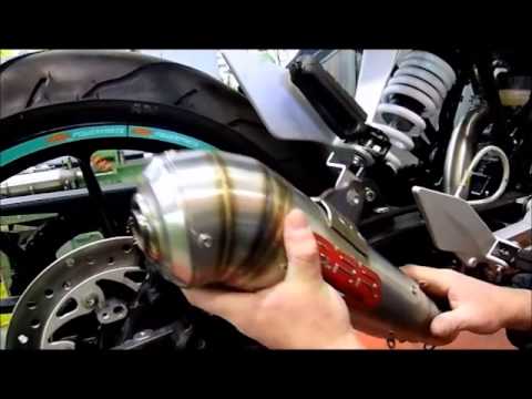 GPR-Exhaust---Furore-Nero-Slip-on-for-DUKE-390-from-2013-to-2016-dB-Killer-Link-Pipe-Catalyst