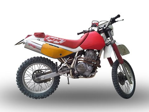 GPR-Exhaust---Furore-Nero-Slip-on-for-XR-600-R-from-1988-to-1998-dB-Killer-Link-Pipe
