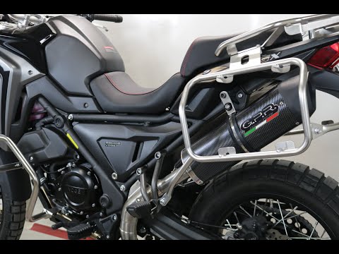 GPR-Exhaust---Furore-Evo4-Nero-Slip-on-for-650DSX-from-2021-to-2024-dB-Killer-Link-Pipe-Catalyst