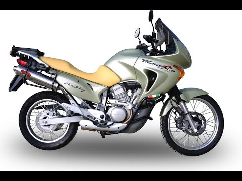 GPR-Exhaust---Trioval-Slip-on-for-Transalp-XL-650-V-from-2000-to-2006-dB-Killer-Link-Pipe