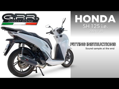 GPR-Exhaust---Furore-X-Scooter-Full-Line,-silencer-and-separate-header-for-SH-125-from-2024-to-2025-dB-Killer-Catalyst
