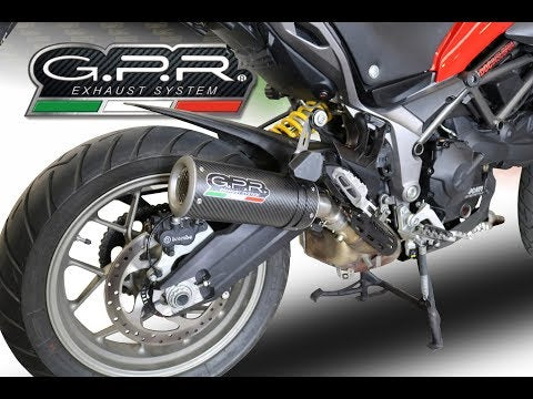 GPR-Exhaust---Furore-Evo4-Poppy-Mid-Line-for-Multistrada-950-from-2017-to-2020-dB-Killer-Catalyst-