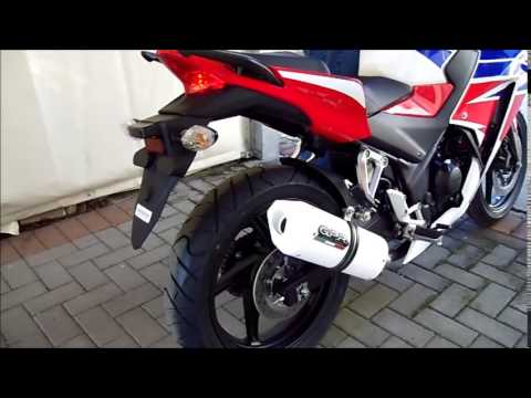 GPR-Exhaust---Satinox-Slip-on-for-CBR-300-R-from-2014-to-2016-dB-Killer-Link-Pipe-Catalyst