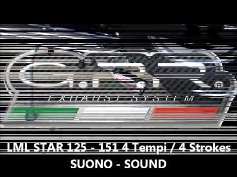 GPR-Exhaust---Alluminio-Full-Line-for-STAR-125-4-Tempi-4-Strokes-Genuine-Stella-from-2010-to-2013-dB-Killer-Catalyst