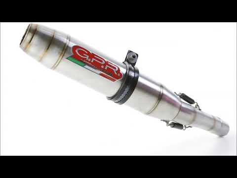 GPR-Exhaust---Trioval-Slip-on-for-YZF-1000-R1-from-1998-to-2001-dB-Killer-Link-Pipe