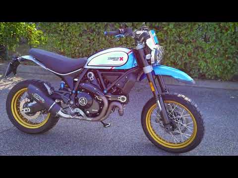 GPR-Exhaust---M3-Poppy-Slip-on-for-Scrambler-800-Nightshift-Urban-Motard-from-2021-to-2022-dB-Killer-Link-Pipe-Catalyst