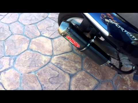 GPR-Exhaust---Evo4-Road-Silencer-to-install-with-original-manifold-for-Sportcity-125-from-2004-to-2008-dB-Killer-Link-Pipe-Catalyst