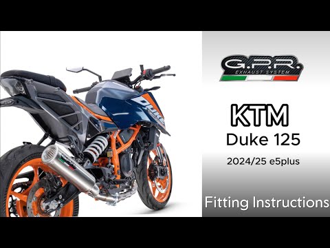 GPR-Exhaust---GP-Revo-Titanium-Slip-on-for-DUKE-390-from-2024-to-2025-dB-Killer-Link-Pipe