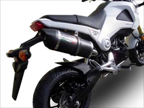 GPR-Exhaust---Furore-Nero-Slip-on-for-MSX-GROM-125-from-2018-to-2020-dB-Killer-Link-Pipe