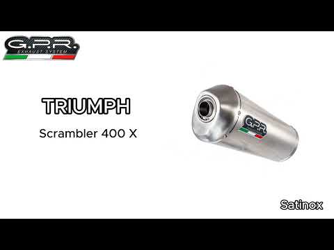 GPR-Exhaust---Satinox-Slip-on-for-Scrambler-400-X-from-2023-to-2025-dB-Killer-Link-Pipe