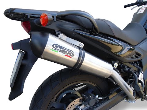 GPR-Exhaust---Satinox-Mid-Line-for-V-Strom-DL650-from-2012-to-2016-dB-Killer-Catalyst-